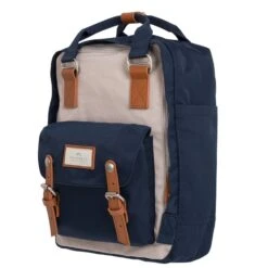 Doughnut Macaroon Backpack -Doughnut Doughnut Macaroon Ivory X Navy 1 1 dbb64e94 0eca 407f a47e 38593527acf0