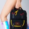 Happy Camper Series Macaroon Backpack In Black