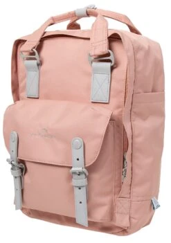 Monet Series Macaroon Backpack In Pink -Doughnut Doughnut Officials D010MN 0088 F Monet Series Pink Macaroon Rave Festival Backpack PNK s 1
