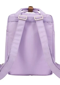 Kaleido Series Macaroon Mini Backpack In Buttery Checked -Doughnut Doughnut Officials D124KD 000194 F Kaleido Series Macaroon Mini Rave Festival Backpack BUT b