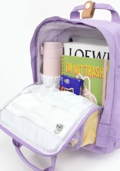 Kaleido Series Macaroon Mini Backpack In Buttery Checked -Doughnut Doughnut Officials D124KD 000194 F Kaleido Series Macaroon Mini Rave Festival Backpack BUT d