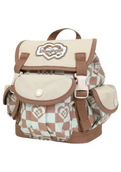 Kaleido Series Lighthouse Convertible Mini Backpack In Mushroom Checked 8 Kaleido Series Lighthouse Convertible Mini Backpack In Mushroom Checked -Doughnut Doughnut Officials D364KD 000195 F Kaleido Series Lighthouse Convertible Mini Rave Festival Backpack MUS s