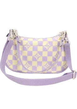 Kaleido Series Priestess Crossbody Bag In Buttery Checked -Doughnut Doughnut Officials D366KD 000194 F Kaleido Series Priestess Rave Cute Crossbody Bags BUT b 1