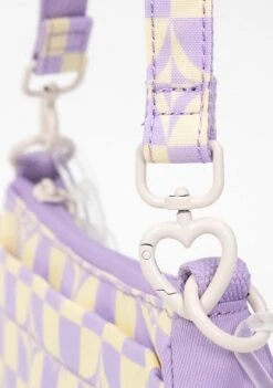 Kaleido Series Priestess Crossbody Bag In Buttery Checked 16 Kaleido Series Priestess Crossbody Bag In Buttery Checked -Doughnut Doughnut Officials D366KD 000194 F Kaleido Series Priestess Rave Cute Crossbody Bags BUT d2