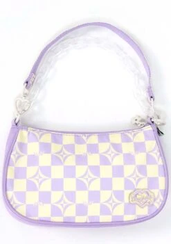 Kaleido Series Priestess Crossbody Bag In Buttery Checked 19 Kaleido Series Priestess Crossbody Bag In Buttery Checked -Doughnut Doughnut Officials D366KD 000194 F Kaleido Series Priestess Rave Cute Crossbody Bags BUT f