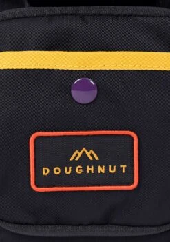 Happy Camper Series Hammock Sling & Backpack In Black -Doughnut Doughnut Officials D396HA 0003 F Happy Camper Hammock Sling Rave Festival Backpack BLK d2