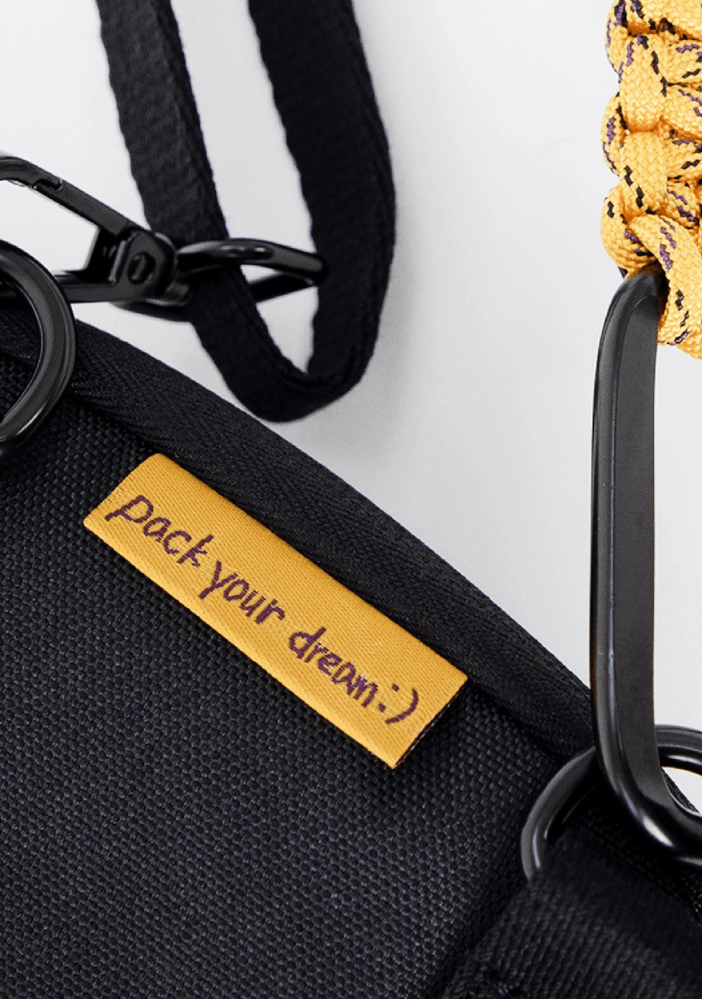 Knot Happy Camper Series Crossbody Bag In Black 7 Knot Happy Camper Series Crossbody Bag In Black - Image 5