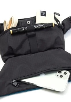 Gamescape Series Dagger Fanny Pack In Black -Doughnut DoughnutOfficialGamescapeSeriesBlackDaggerCoolFannyPacksBLK d 1