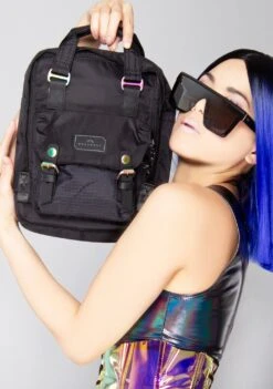 Gamescape Series Macaroon Mini Backpack In Black