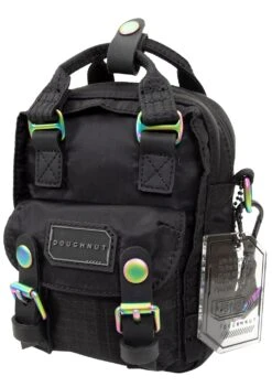 Gamescape Series Macaroon Tiny Crossbody Bag In Black 8 Gamescape Series Macaroon Tiny Crossbody Bag In Black -Doughnut DoughnutOfficialGamescapeSeriesBlackMacaroonTinyCuteCrossbodyBagsBLK s 1
