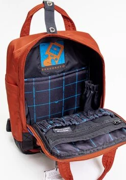 Gamescape Series Macaroon Mini Backpack In Blood Orange -Doughnut DoughnutOfficialGamescapeSeriesBloodOrangeBlackMacaroonMiniFestivalBackpackRBLK d 1