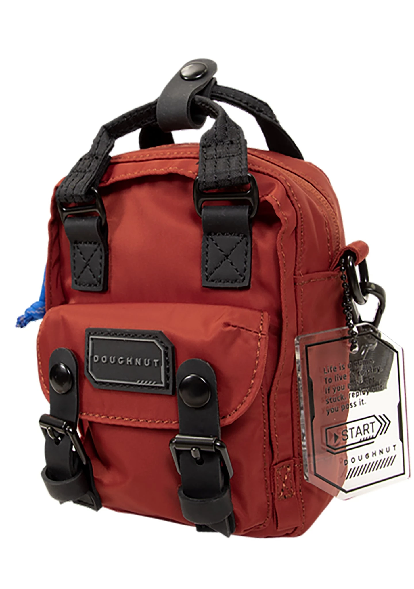 Gamescape Series Macaroon Tiny Crossbody Bag In Blood Orange 5 Gamescape Series Macaroon Tiny Crossbody Bag In Blood Orange - Image 3