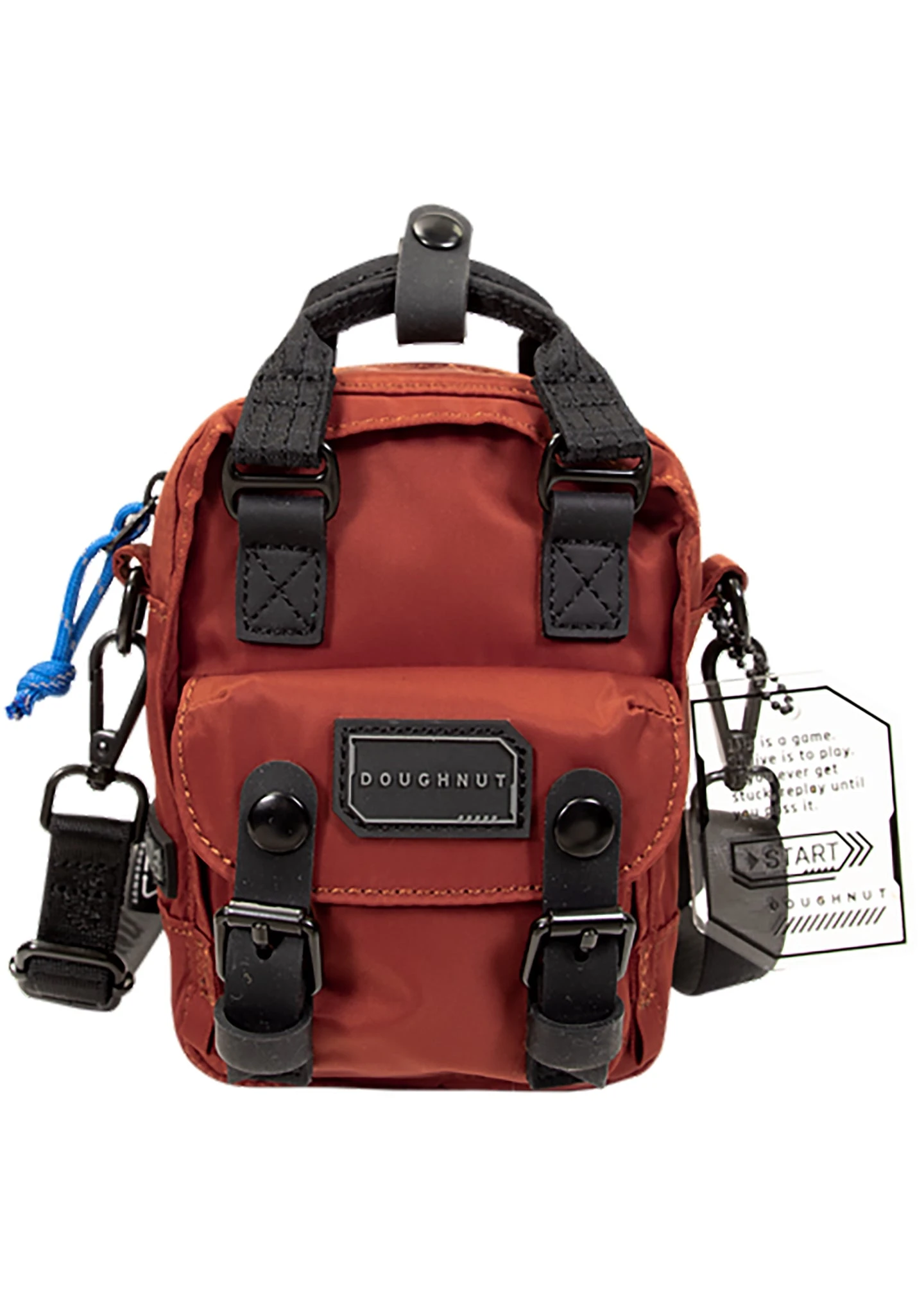 Gamescape Series Macaroon Tiny Crossbody Bag In Blood Orange 4 Gamescape Series Macaroon Tiny Crossbody Bag In Blood Orange - Image 2