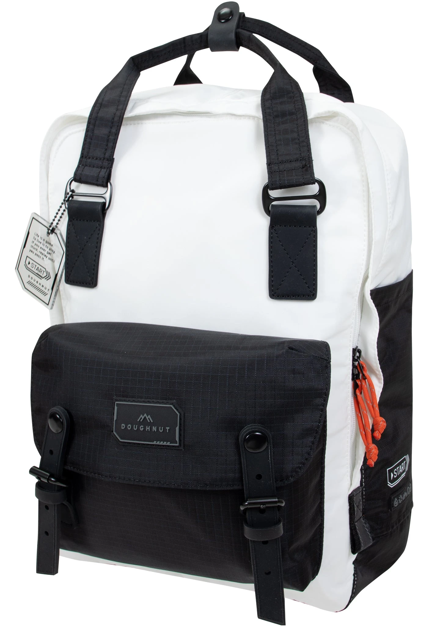 Gamescape Series Large Macaroon Backpack In White 5 Gamescape Series Large Macaroon Backpack In White - Image 3