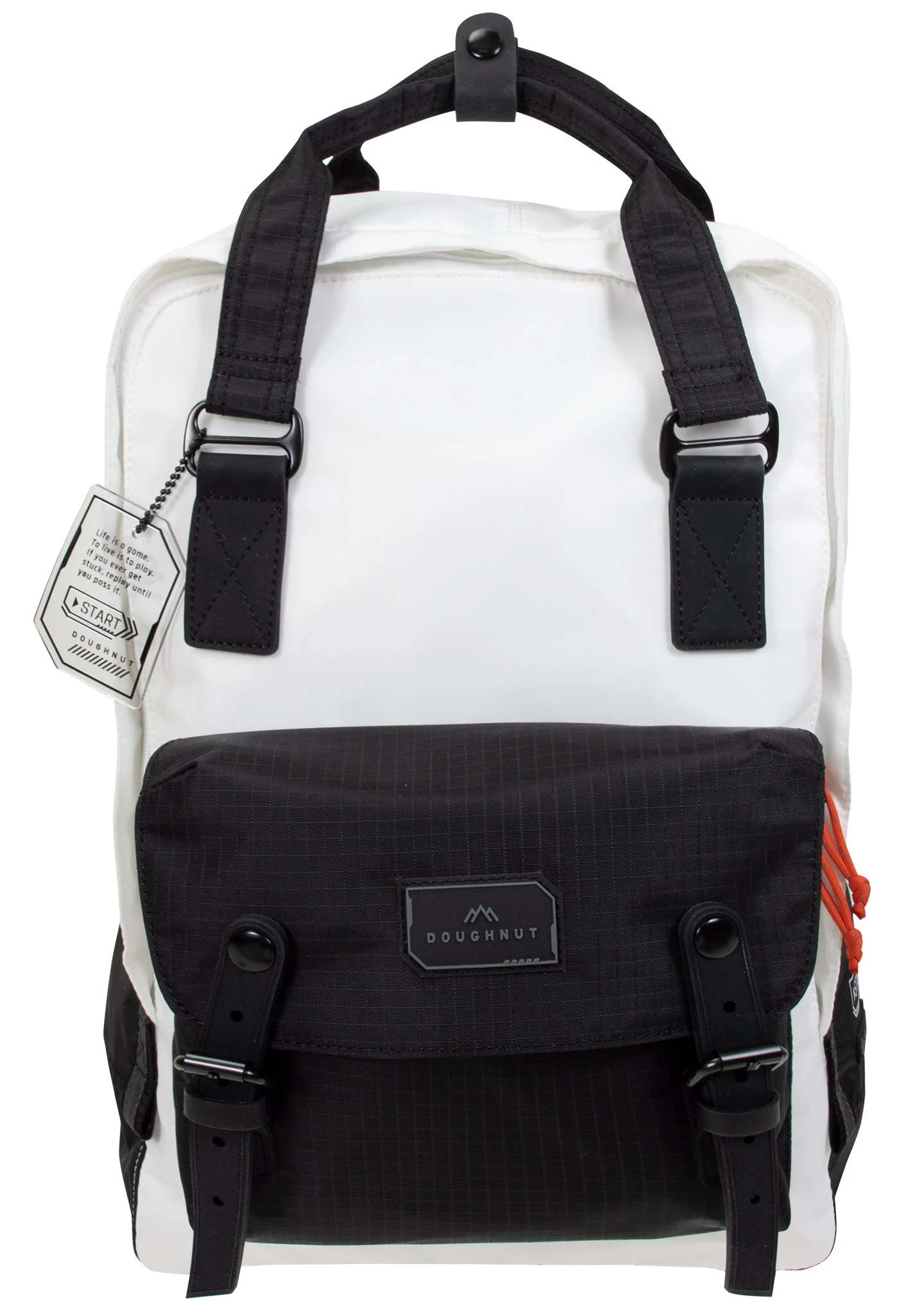 Gamescape Series Large Macaroon Backpack In White 4 Gamescape Series Large Macaroon Backpack In White - Image 2
