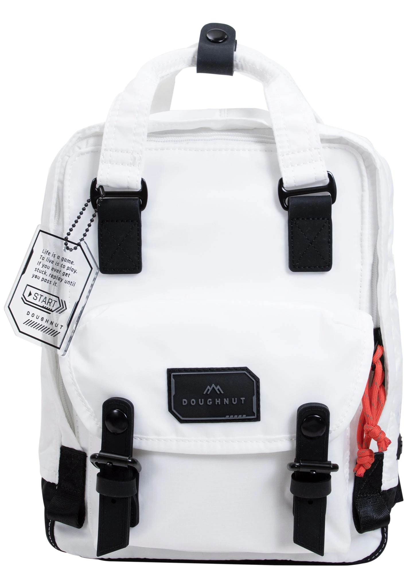 Gamescape Series Macaroon Mini Backpack In White 3 Gamescape Series Macaroon Mini Backpack In White - Image 2