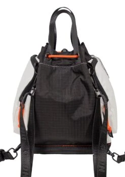 Gamescape Series Pyramid Tiny Convertible Backpack In White -Doughnut DoughnutOfficialGamescapeSeriesWhitePyramidTinyConvertibleFestivalBackpackWHT b 1