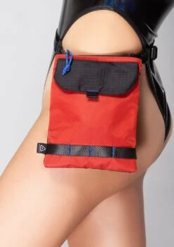Gamescape Series Teleport Crossbody Bag In Blood Orange
