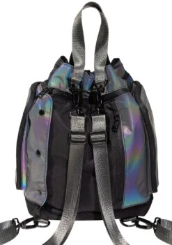 Limelight Series Pyramid Convertible Backpack In Dark Rainbow -Doughnut DoughnutOfficialLimelightSeriesReflectivePyramidConvertibleFestivalBackpackREF b 3cd7c6e7 e0e2 4945 b445 41b603365846