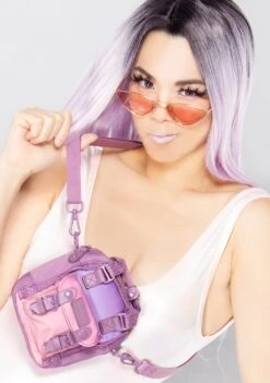 Sky Series Macaroon Tiny Crossbody In Sunset